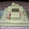 White Floral Cross